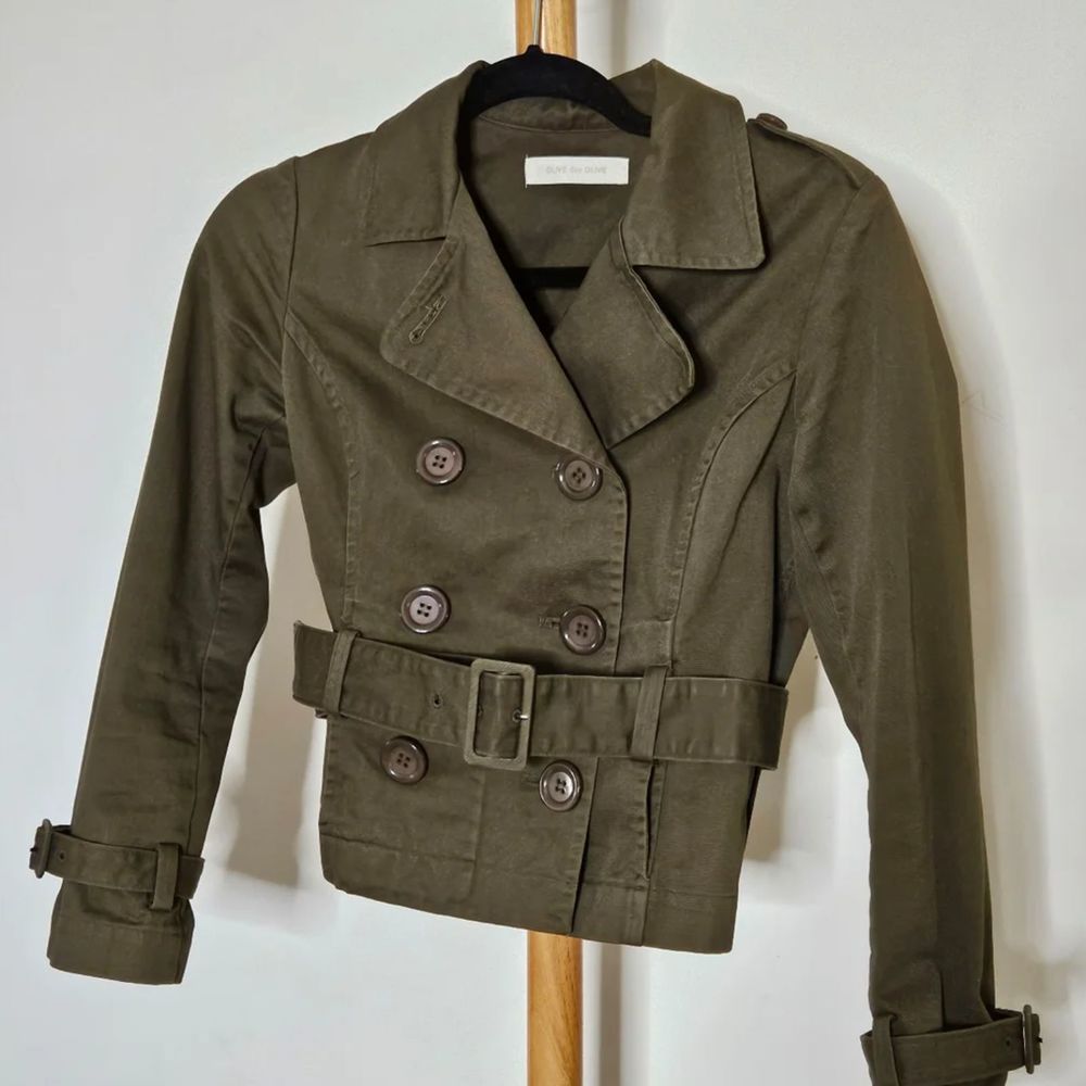Olive des Olive Green Peacoat Size XS